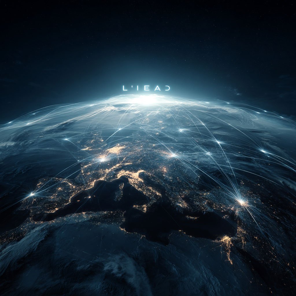 Planet Earth with LILEAD logo symbolizing global reach